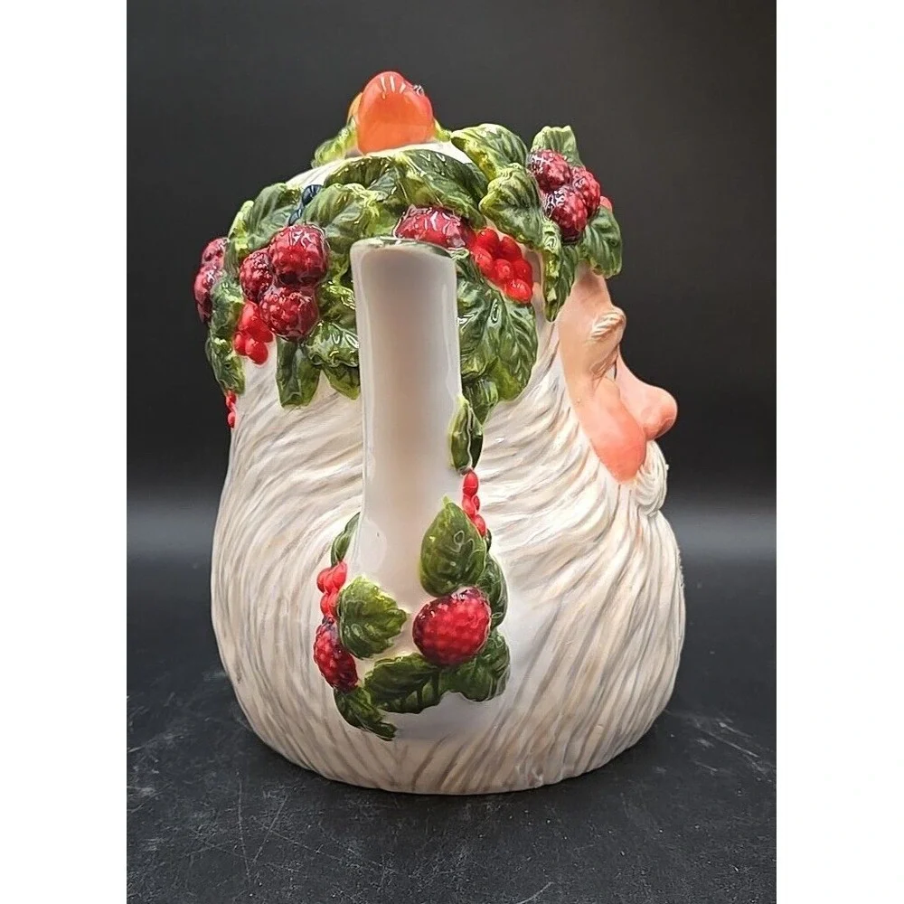 Department 56 Santa Christmas Holiday Seasonal Fruit‎ Teapot w/ box